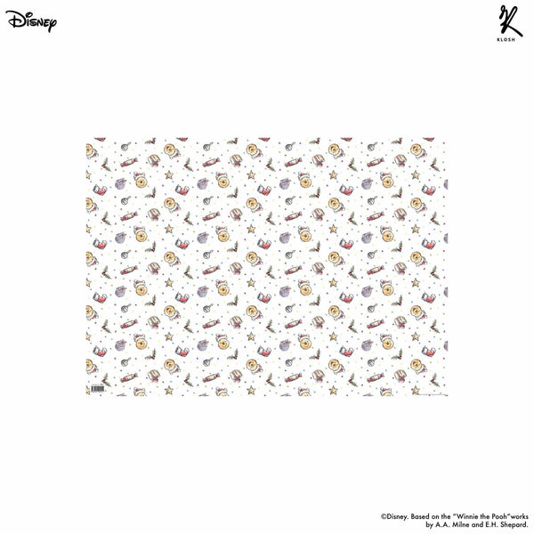 Disney Winnie the Pooh - Icons Christmas Wrapping Paper (Pack of 10) - KLOSH