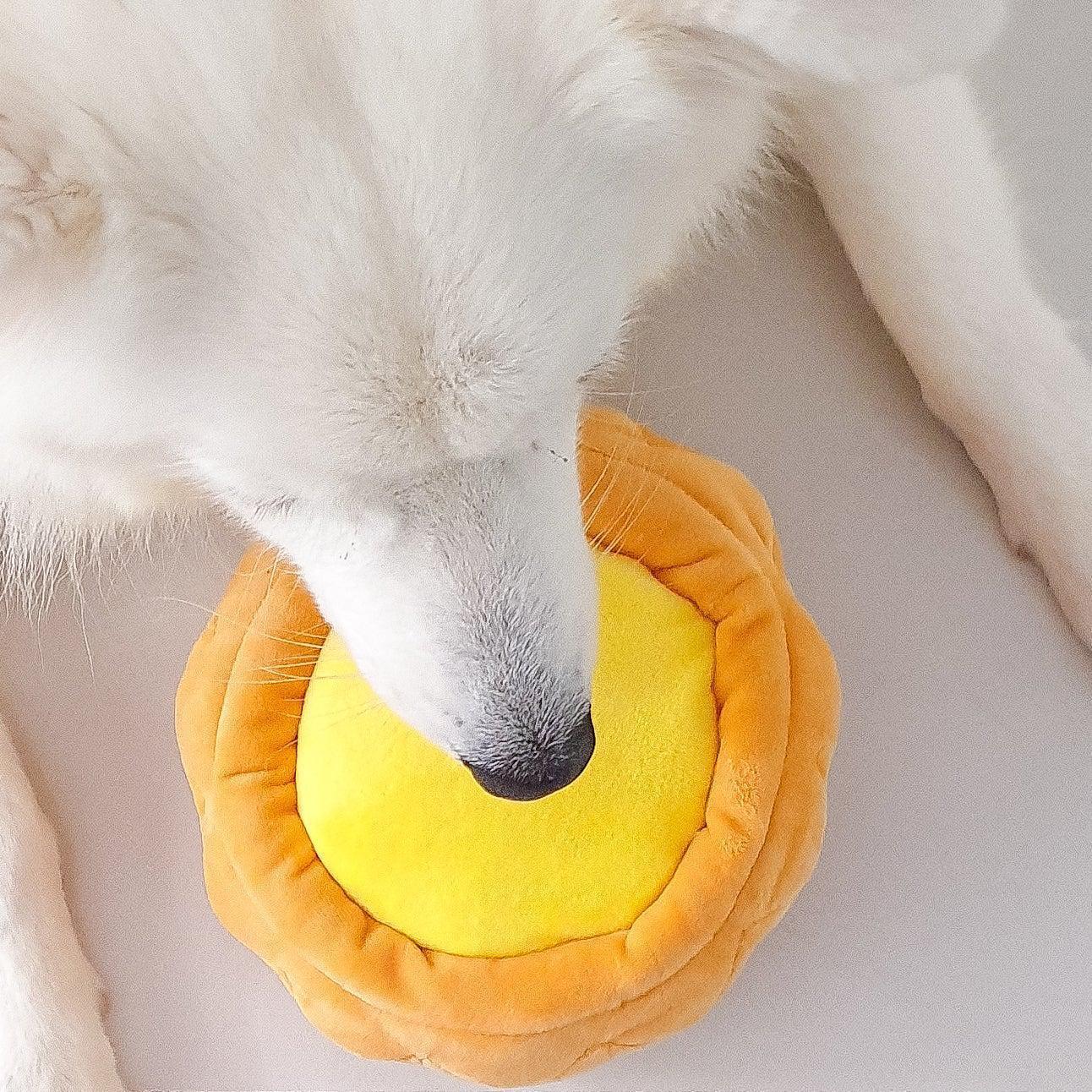 Dog Toy - Squeakie (Egg Tart) - KLOSH