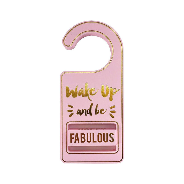 Door Tag - Wake Up And Be Awesome - KLOSH