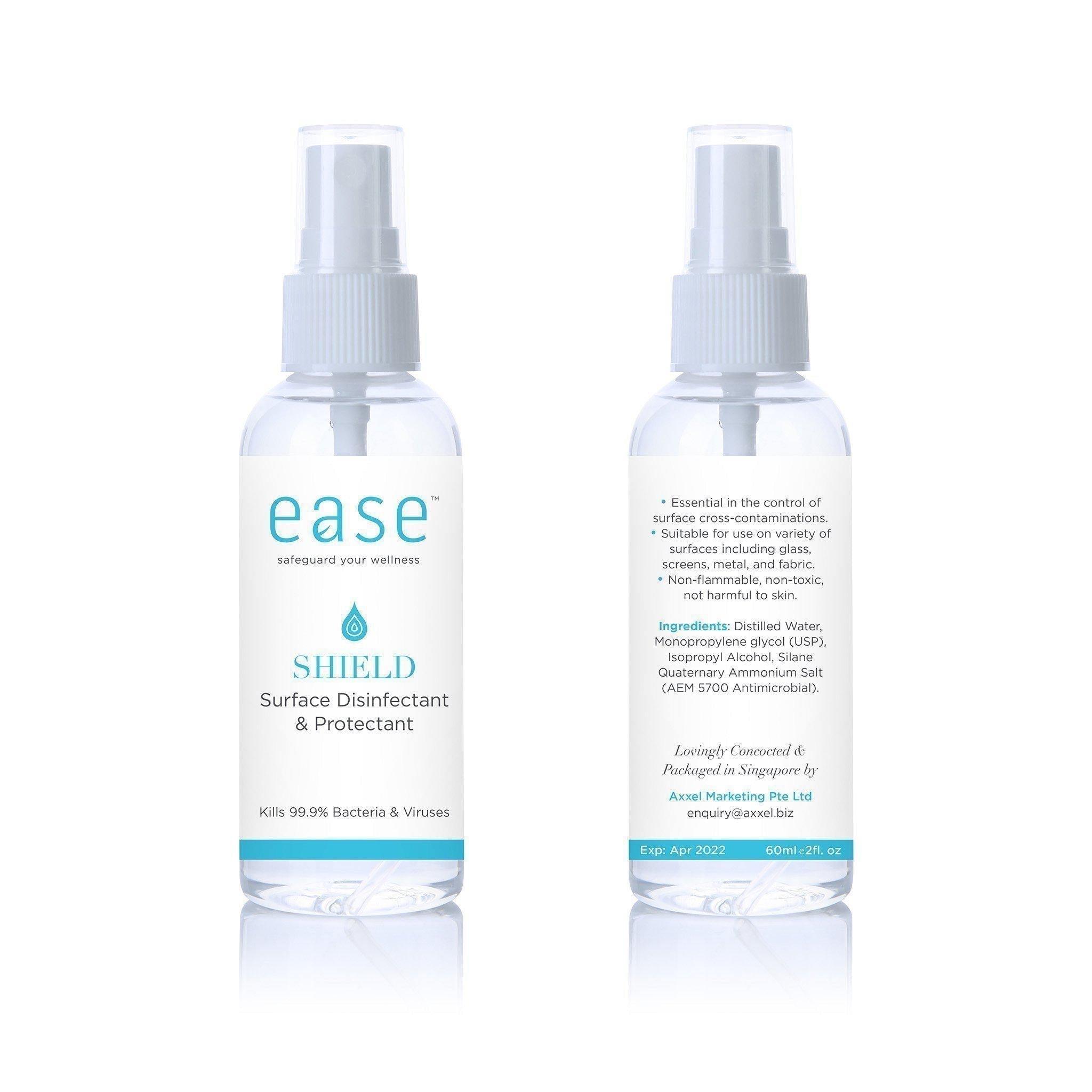 EASE Mask Care Standard Pack - Antimicrobial Mask & Shield On Spray - KLOSH