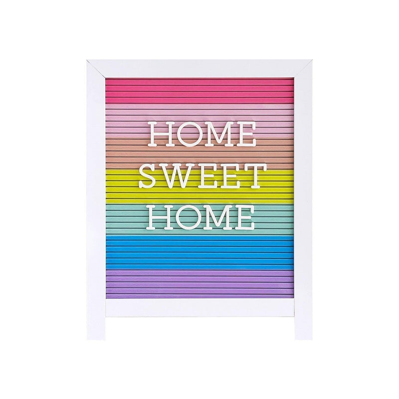 Easel Letterboard - Rainbow Pride with White Frame - KLOSH