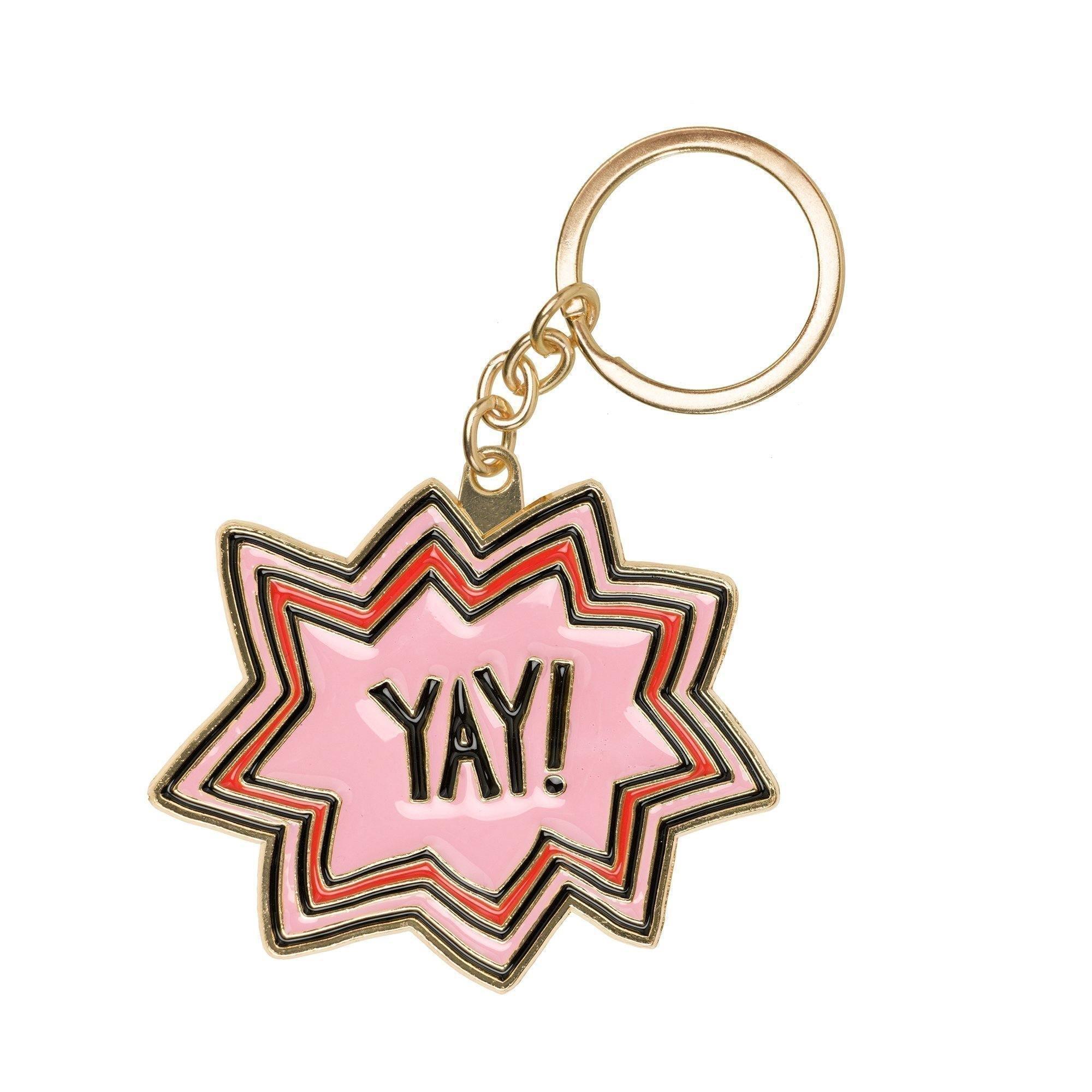 Enamel Key Chain - Yay - KLOSH