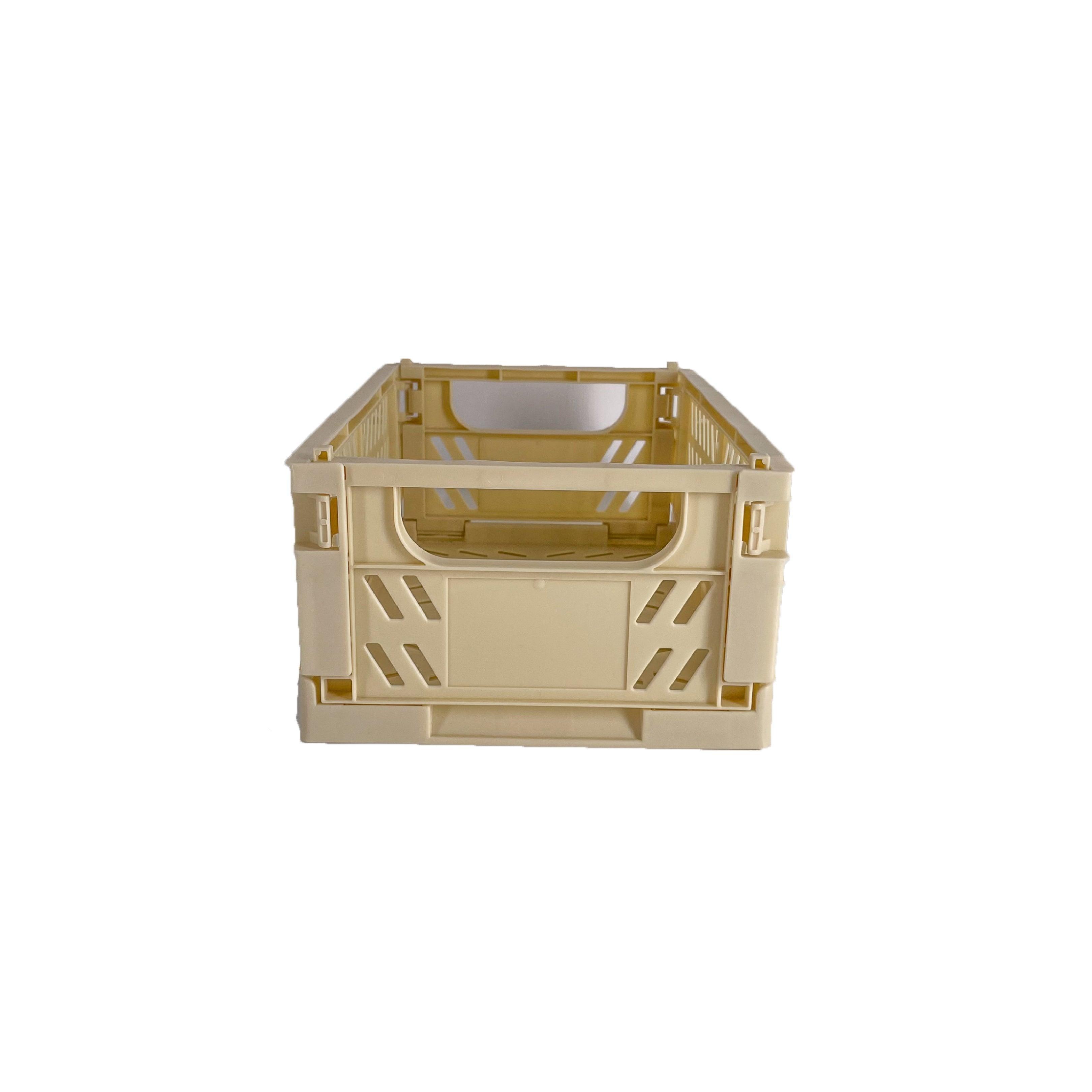 Foldable Storage Crate Double Handles Medium - KLOSH