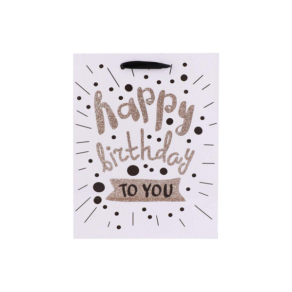 Gift Bag - Happy Birthday Glitter - KLOSH