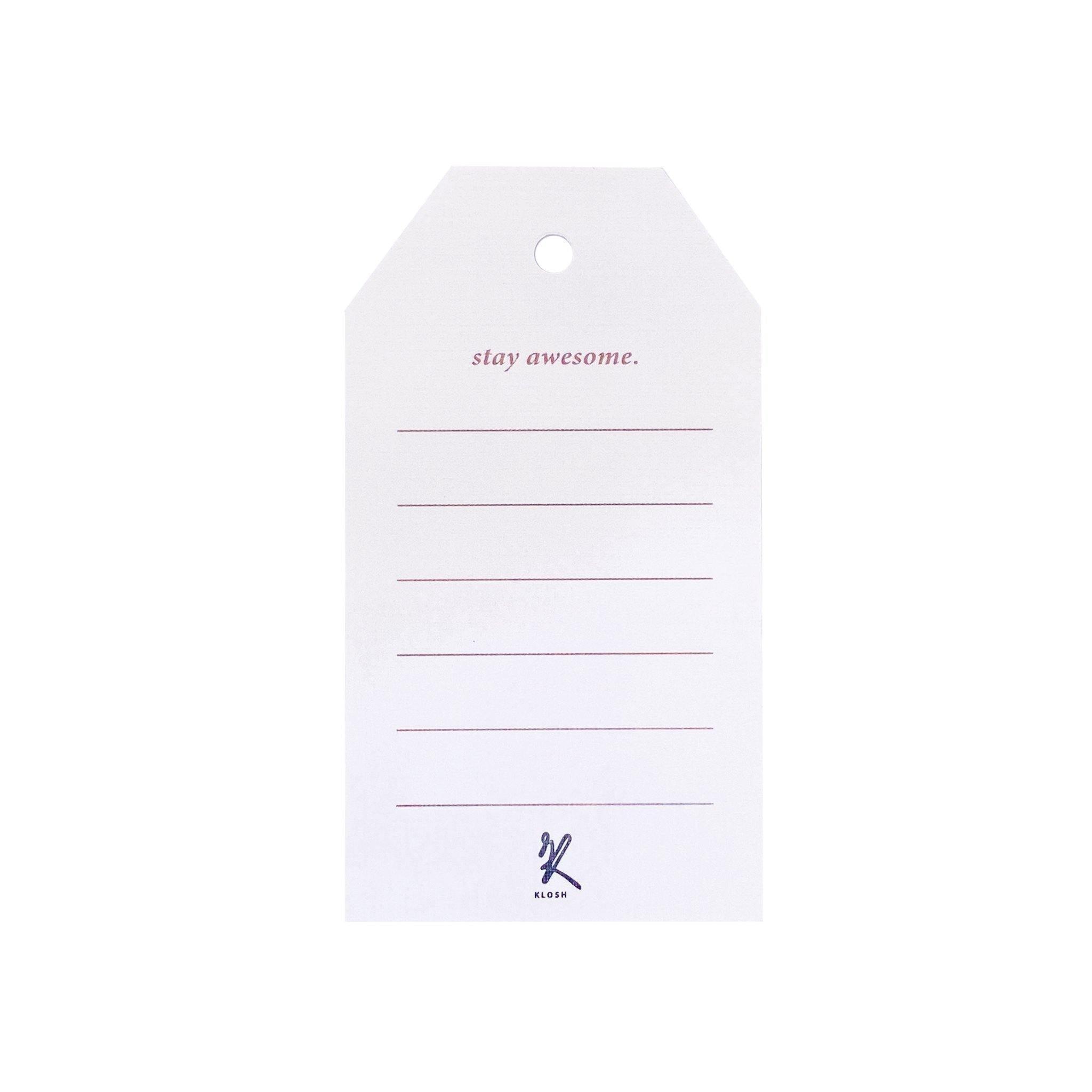 Gift Tags (Pack of 5) - 8 Designs - KLOSH