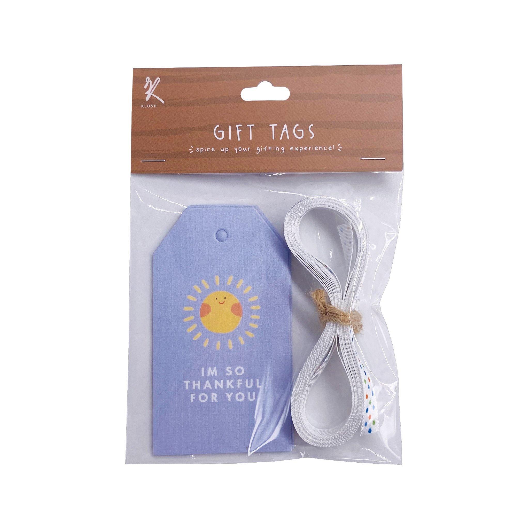 Gift Tags (Pack of 5) - 8 Designs - KLOSH