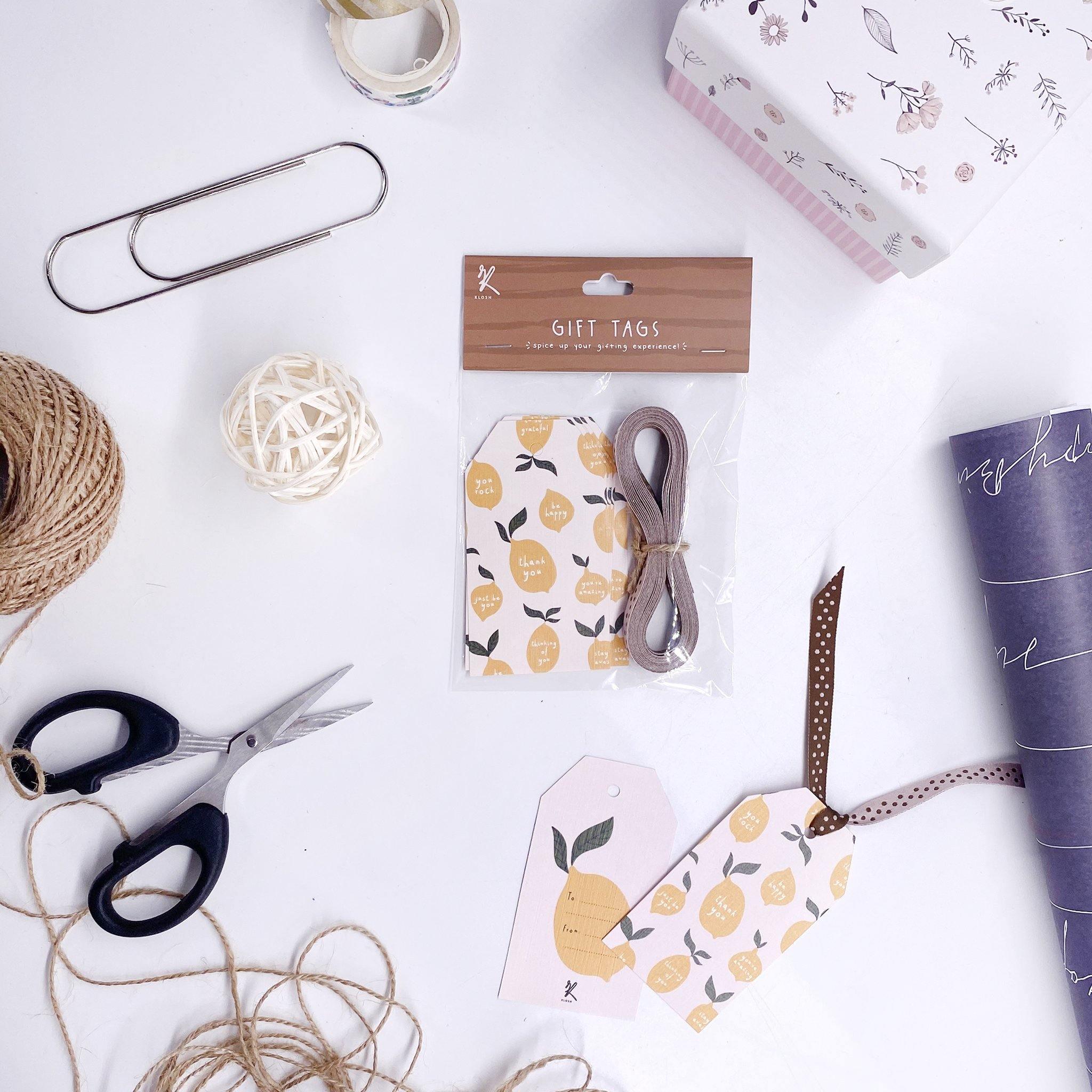 Gift Tags (Pack of 5) - 8 Designs - KLOSH