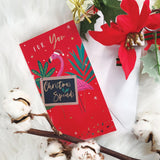 Gift Wallet Card - For You Christmas Special Flamingo - KLOSH