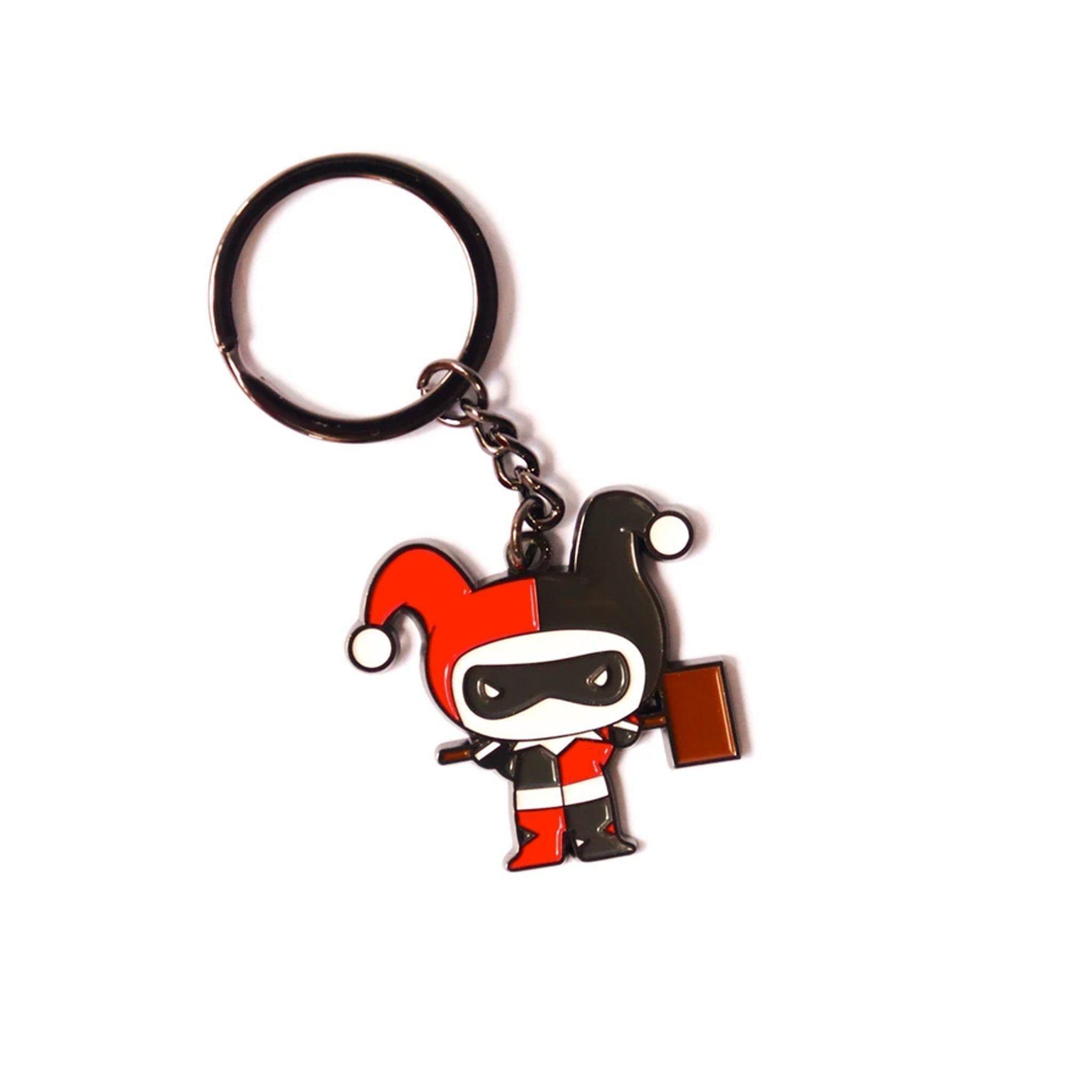 Harley Quinn - Enamel Keychain | Klosh Gift Shop Singapore – KLOSH