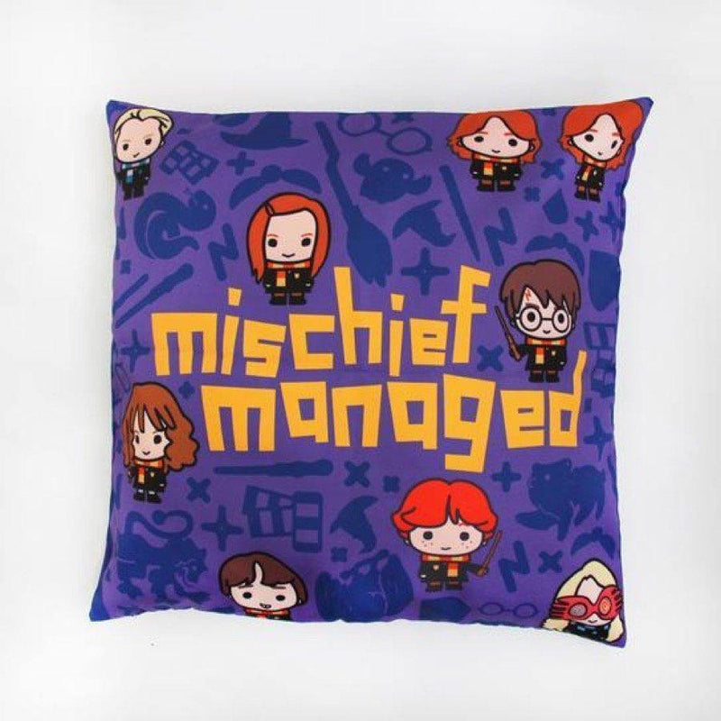Harry Potter - Charms Mischief Manage Printed Cushion Cover - KLOSH