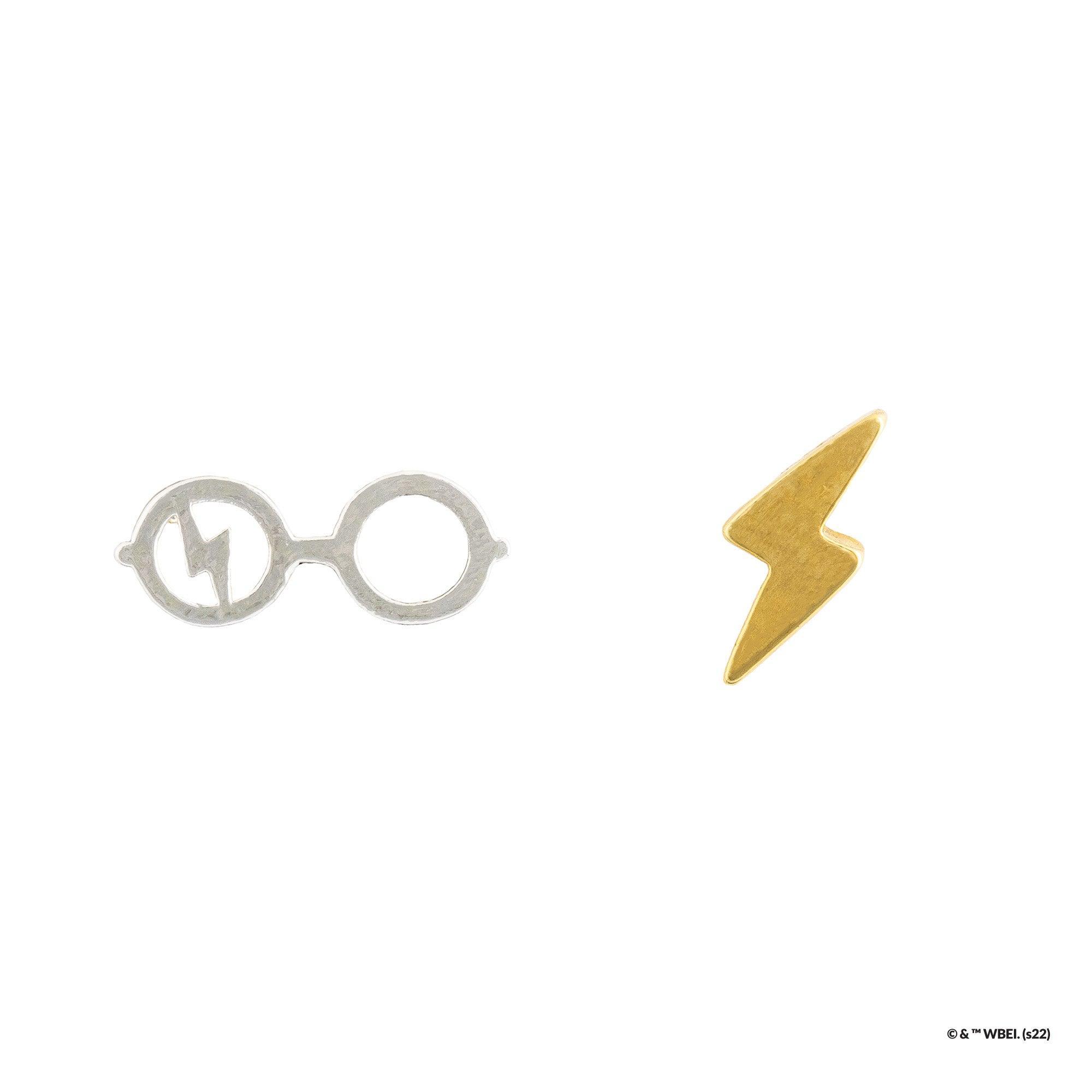 Harry Potter Earring Glasses & Lightning Bolt I Christmas Gift