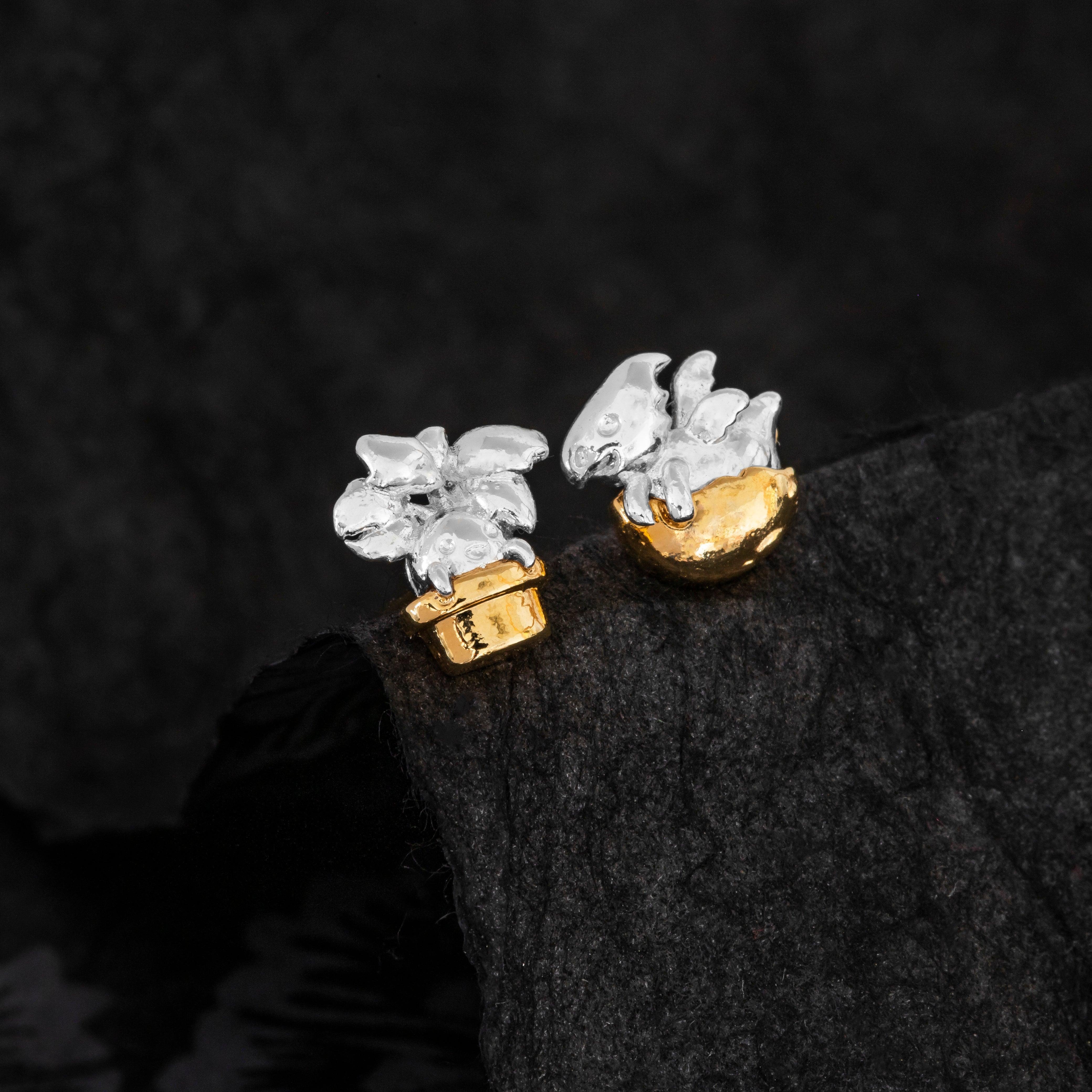 Harry Potter Earring - Mandragora & Dragon - KLOSH