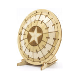 IncrediBuilds 3D Wooden Puzzle - Marvel Captain America Shield - KLOSH