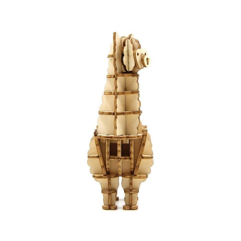 Jigzle 3D Wooden Puzzle - Alpaca (NEW) - KLOSH