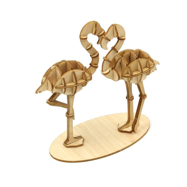 Jigzle 3D Wooden Puzzle - Flamingo (NEW) - KLOSH