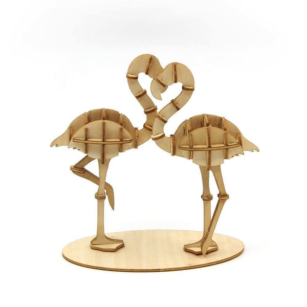 Jigzle 3D Wooden Puzzle - Flamingo (NEW) - KLOSH
