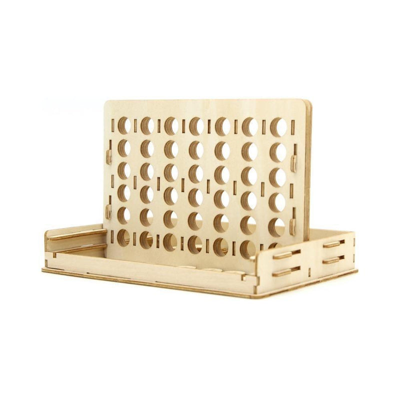 Jigzle 3D Wooden Puzzle - Game Station Four in A Row (NEW) - KLOSH