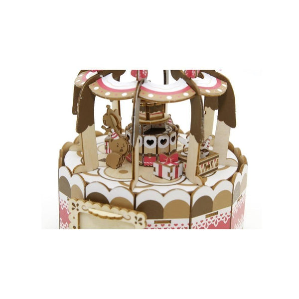 Jigzle 3D Wooden Puzzle - Musical Box Cake Party - KLOSH