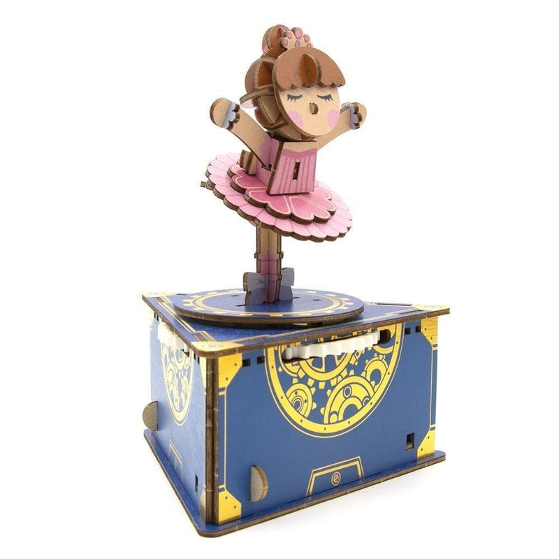 Jigzle 3D Wooden Puzzle - Musical Box Classic Ballet Dancer - KLOSH
