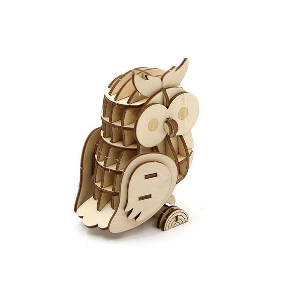 Jigzle 3D Wooden Puzzle - Owl (NEW) - KLOSH
