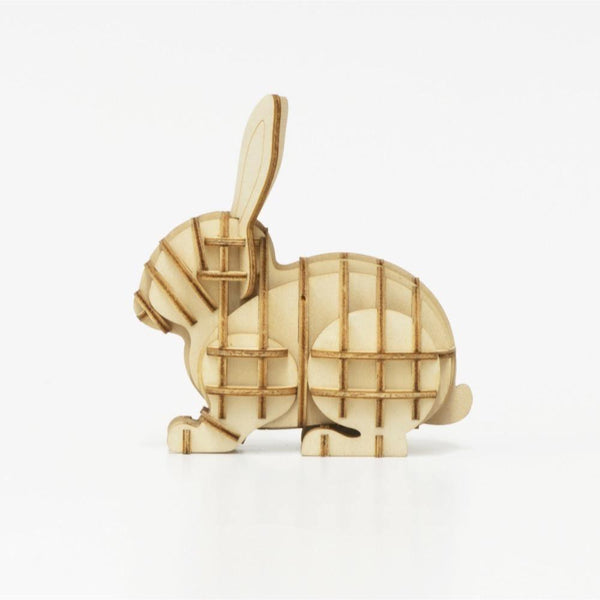 Jigzle 3D Wooden Puzzle - Rabbit (NEW) - KLOSH