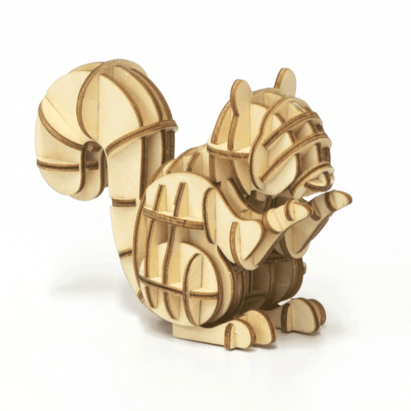 Jigzle 3D Wooden Puzzle - Squirrel (NEW) - KLOSH