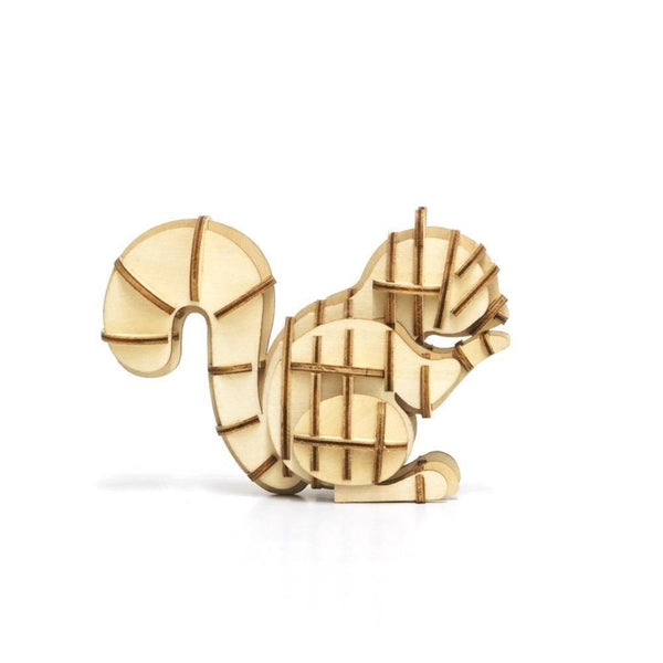 Jigzle 3D Wooden Puzzle - Squirrel (NEW) - KLOSH