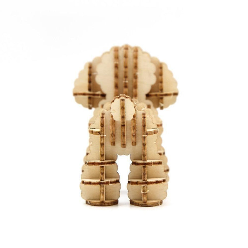 Jigzle 3D Wooden Puzzle - Toy Poodle (NEW) - KLOSH