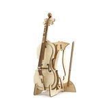 Jigzle Lifestyle 3D Wooden Figurine - Cello Smartphone Stand (NEW) - KLOSH