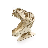 Jigzle Lifestyle Animal 3D Wooden Figurine - T-Rex Accessory Case (NEW) - KLOSH