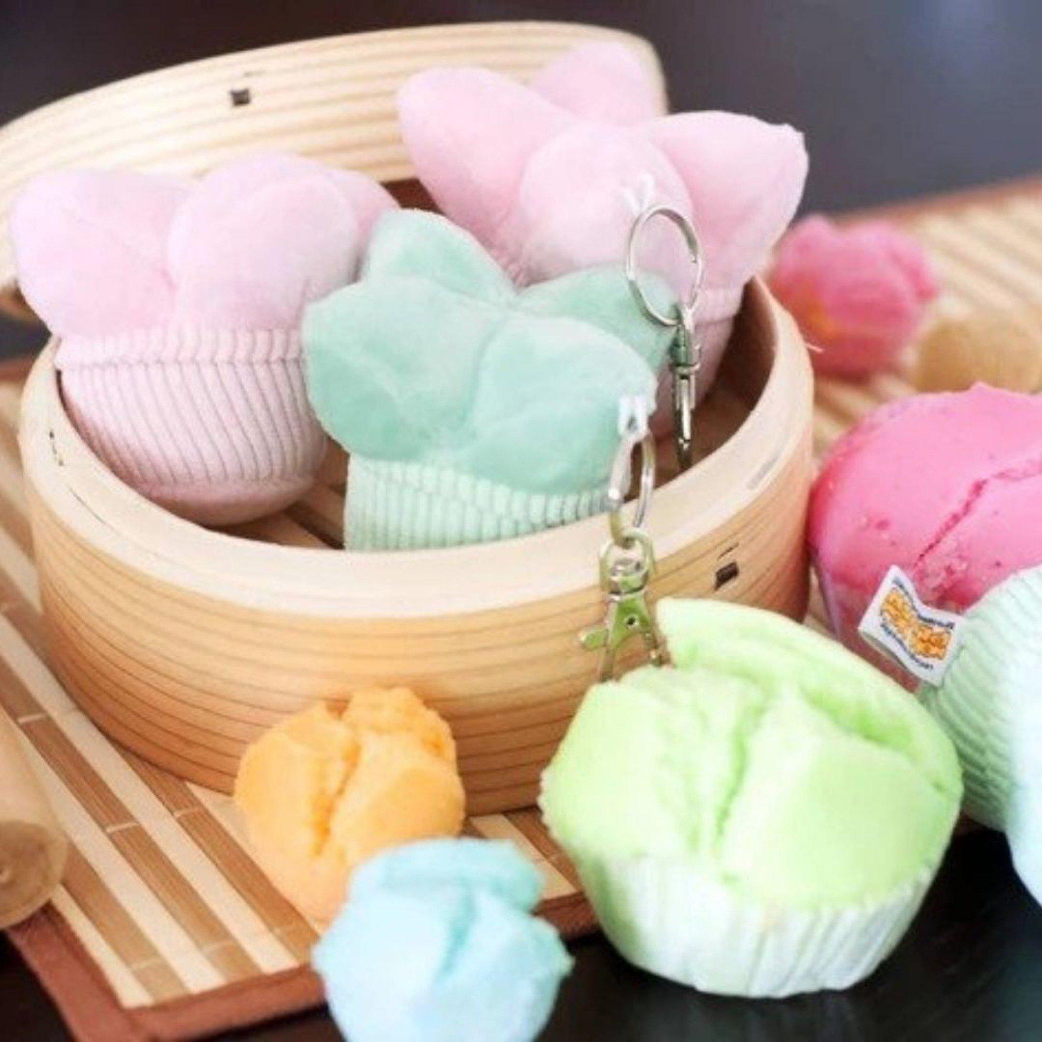 Keychain - Steamed Rice Cake (Wa Ko Kueh) Mint Green - KLOSH