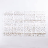 Letter Board Alphabet Set - White - KLOSH