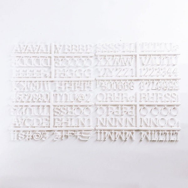 Letter Board Alphabet Set - White - KLOSH
