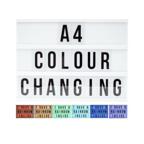 Light Box - Colour Changing A4 Message - KLOSH