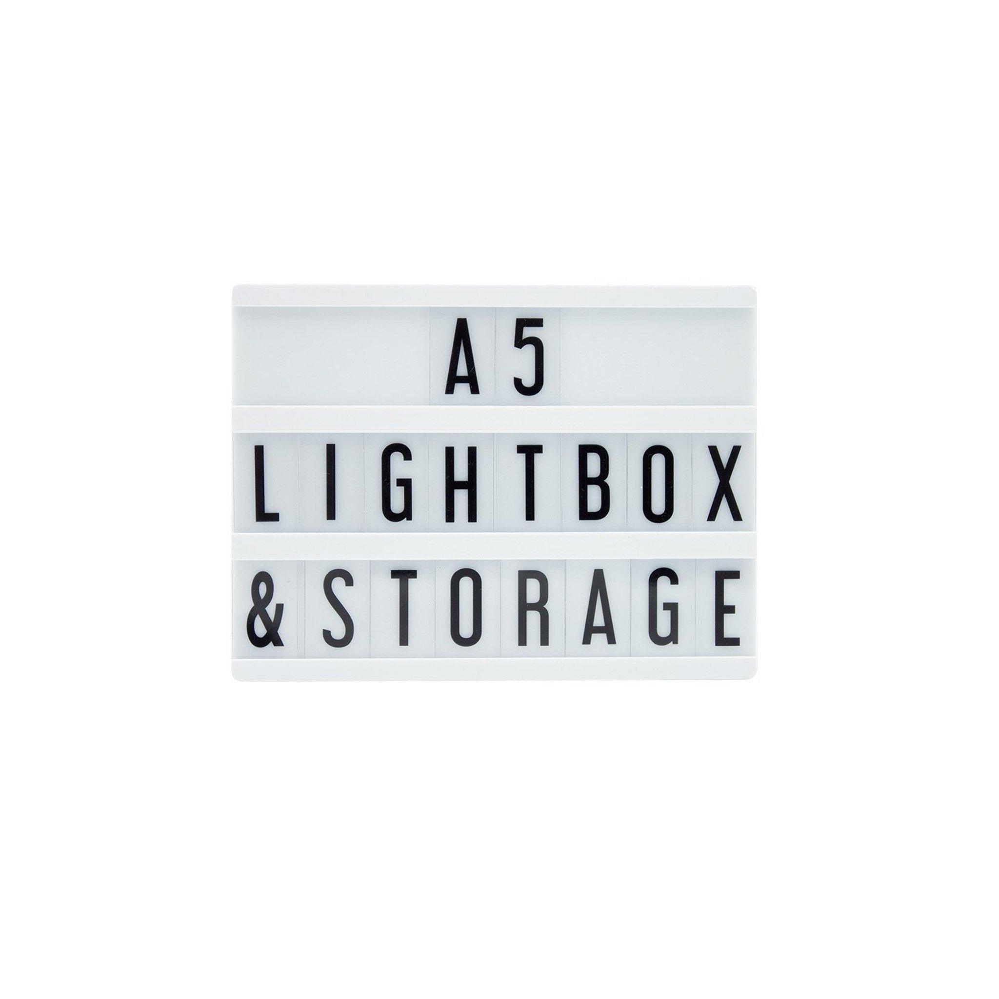 Light Box - Gold/Rose Gold/Black A5 Message - KLOSH