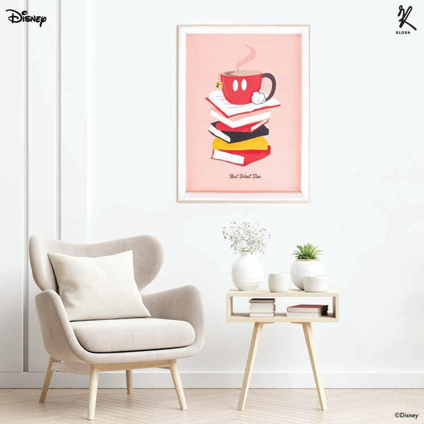 Mickey and Friends - But First Tea Rectangle Canvas Frame - KLOSH