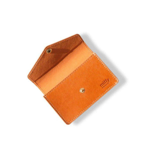 Miffy - Brown Leather Envelope Card Case - KLOSH