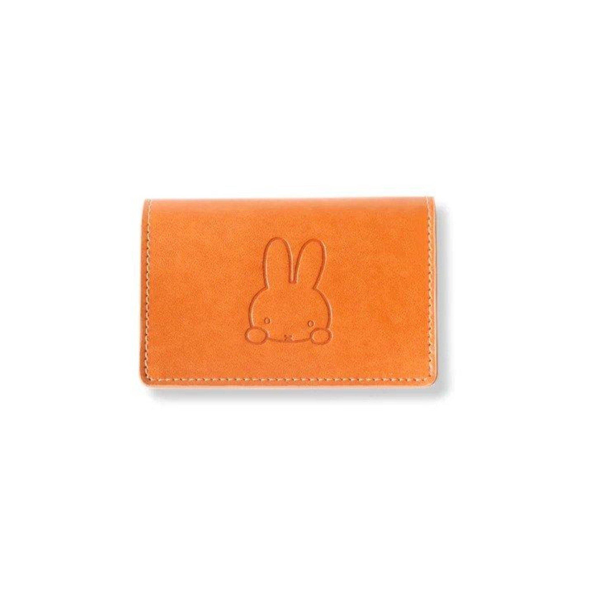 Miffy - Brown Leather Envelope Card Case - KLOSH