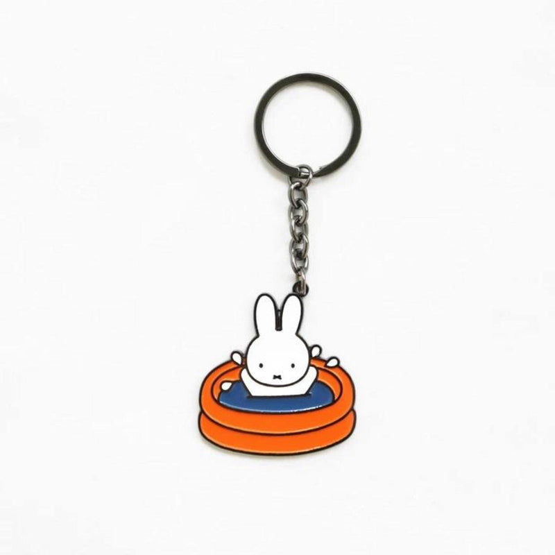 Miffy - Enamel Keychain - Swim - KLOSH