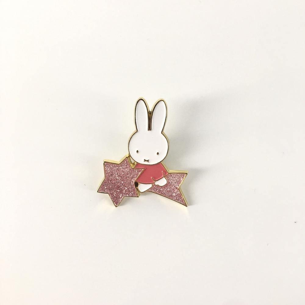 Miffy - Glittery Star Pin - KLOSH