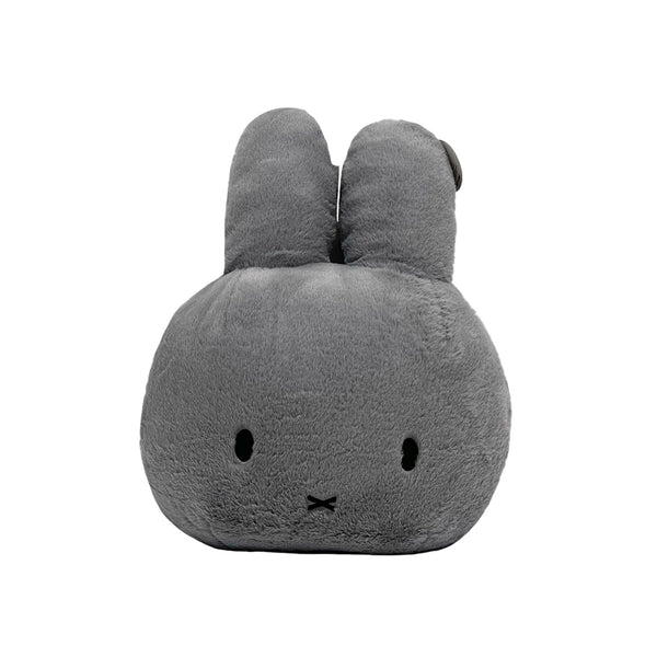 Miffy - Head Cushion Fluffy Dark Grey - KLOSH