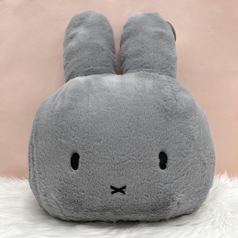 Miffy - Head Cushion Fluffy Dark Grey - KLOSH