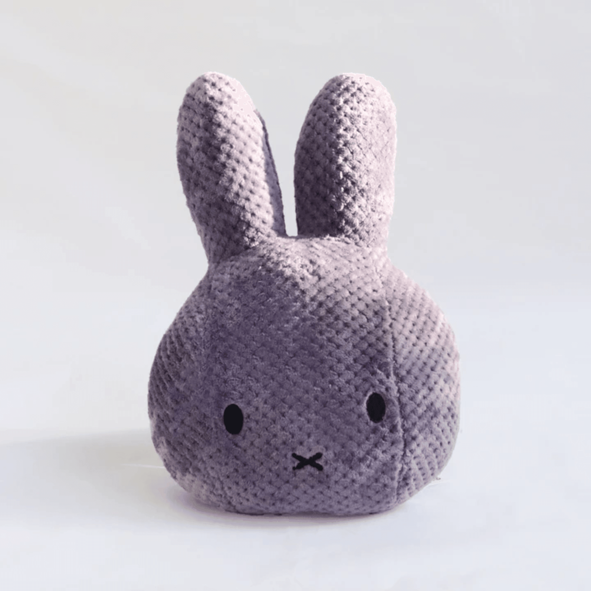 Miffy - Head Cushion Waffle Lilac Gray - KLOSH