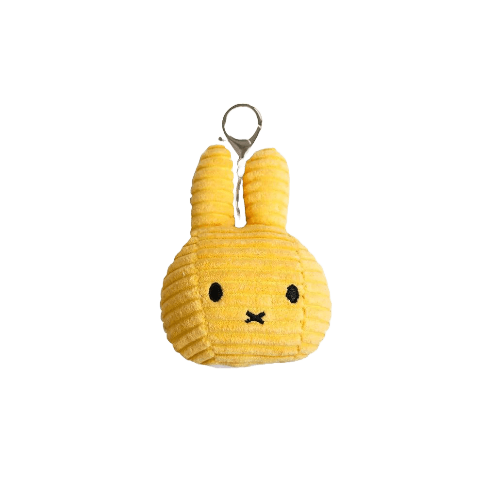 Miffy - Head Keychain Corduory Yellow - KLOSH