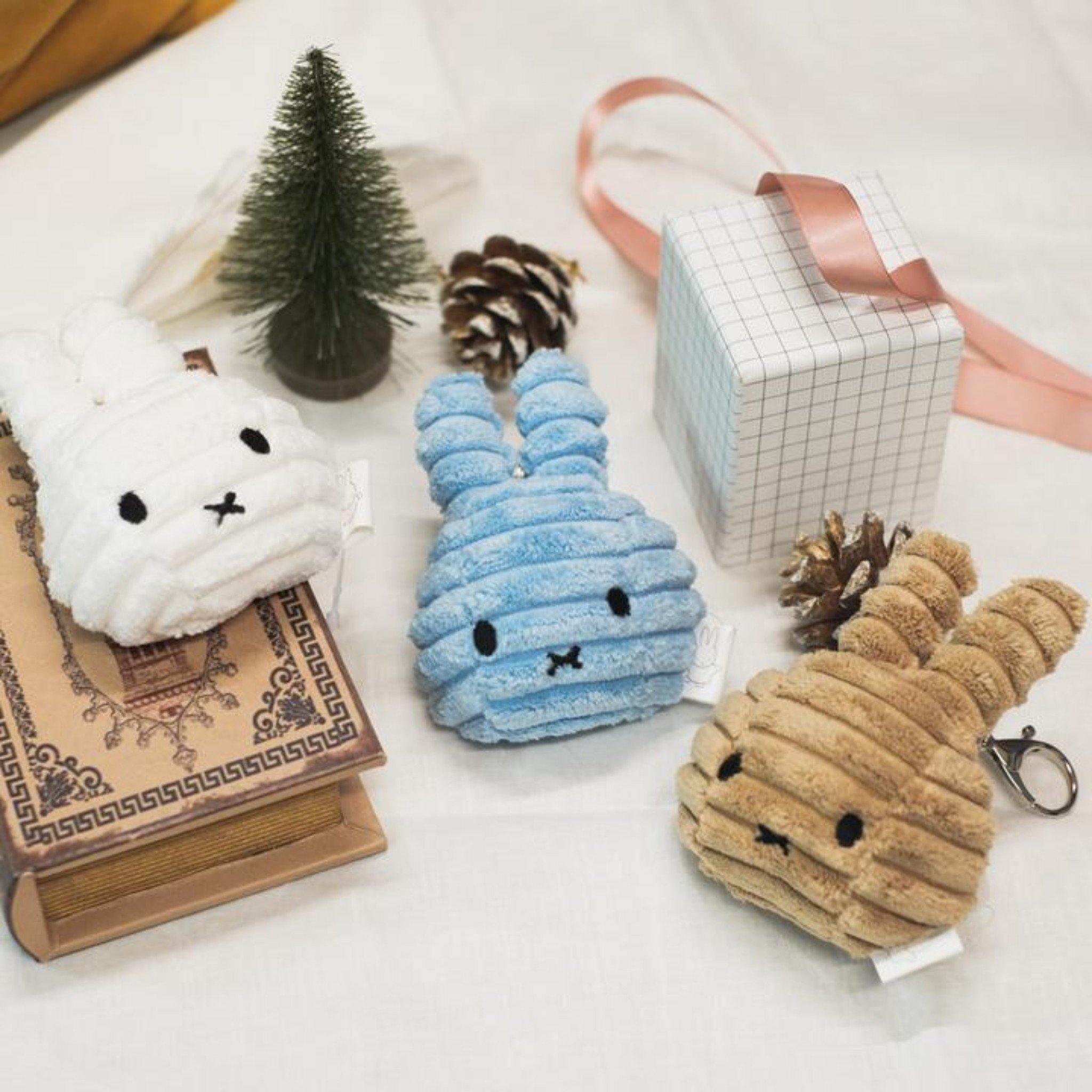 Miffy - Head Keychain Corduroy Sky Blue - KLOSH