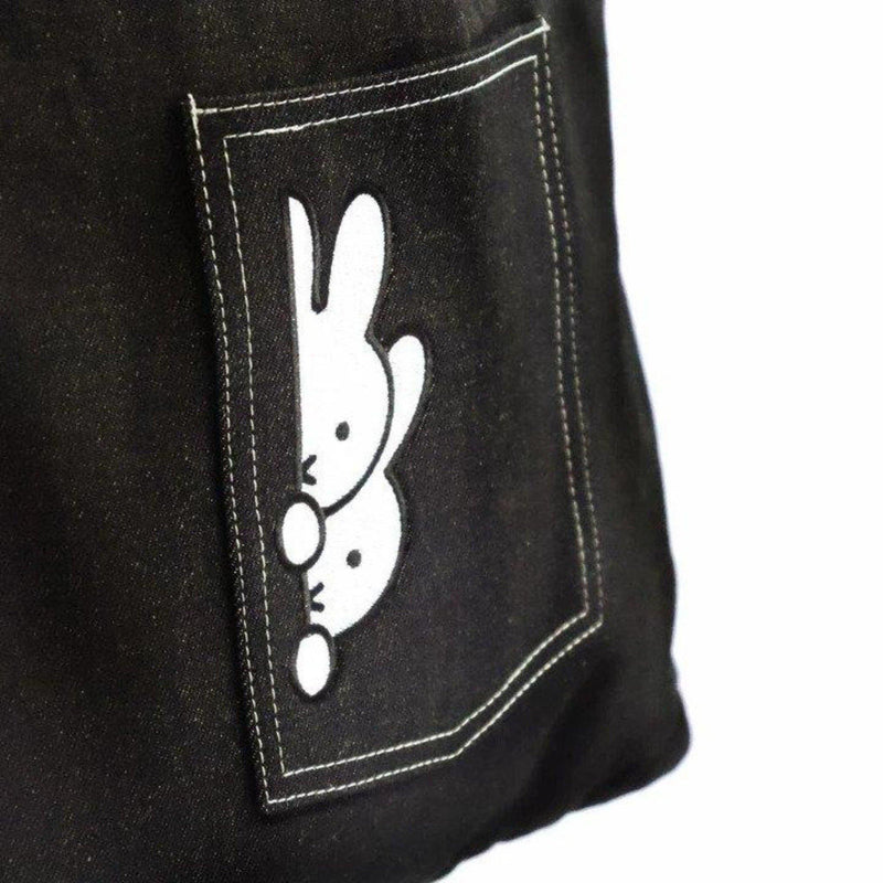Miffy - Peek Black Denim Tote Bag - KLOSH
