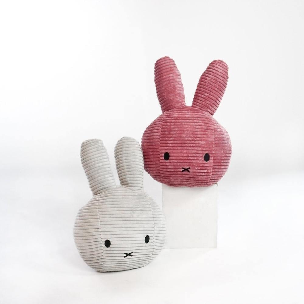 Miffy - Rose Corduroy Head Cushion - KLOSH