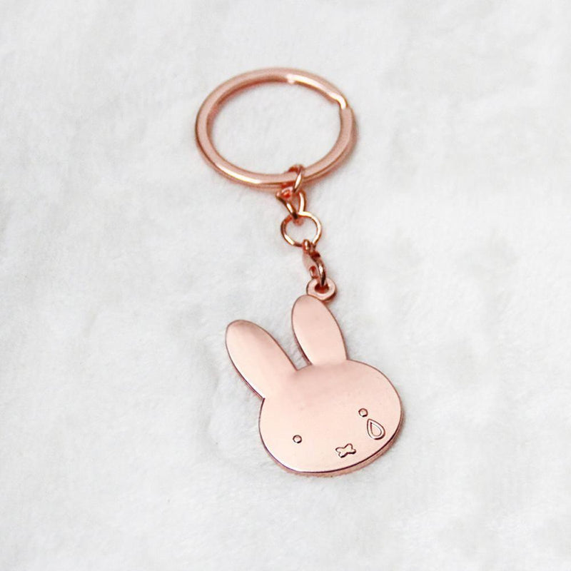 Miffy - Rose Gold Badge Keychain - KLOSH