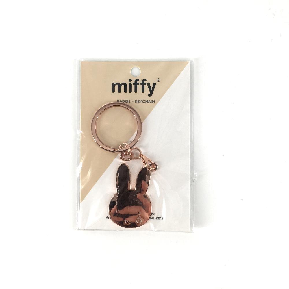 Miffy - Rose Gold Badge Keychain - KLOSH