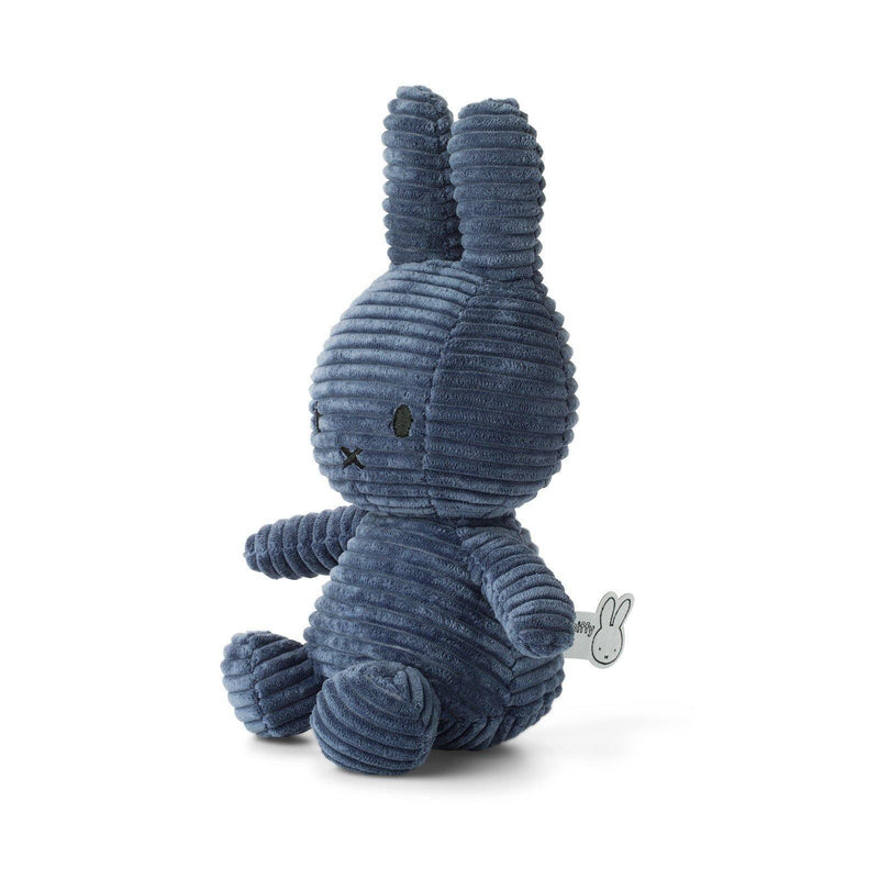 Miffy - Sitting Corduroy Blue Plush 23cm - KLOSH
